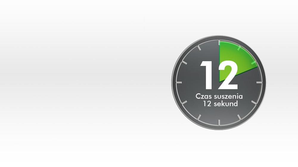 10 second dry time of a Dyson Airblade V hand dryer